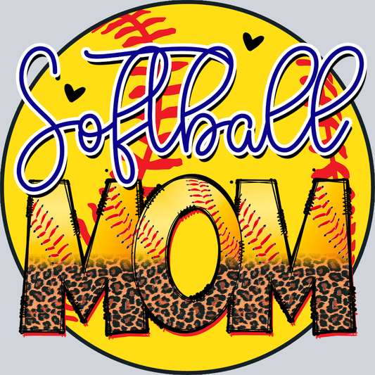 Softball Mom 5 - STK07361 (DTF Transfers)