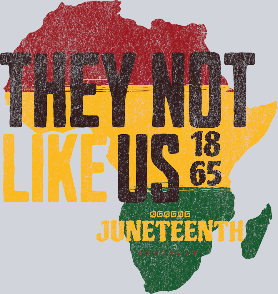 They Not Like Us Juneteenth 1865 - STK06090 (DTF Transfers)