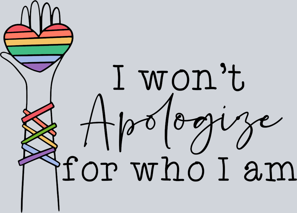 I Wont Apologize For Who I Am - STK03036 (DTF Transfers)