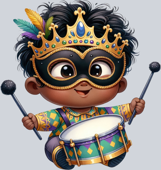 Mardi Gras Kiddo 7 - STK04056 (DTF Transfers)