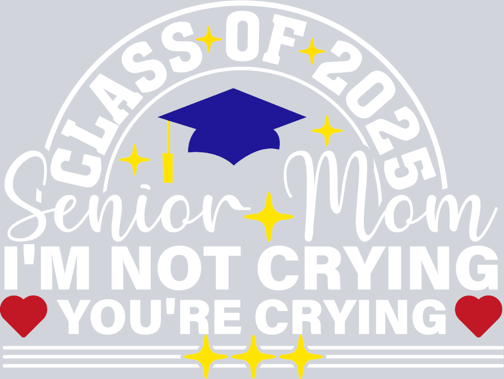Senior Mom I'm Not Crying White - STK05419 (DTF Transfers)