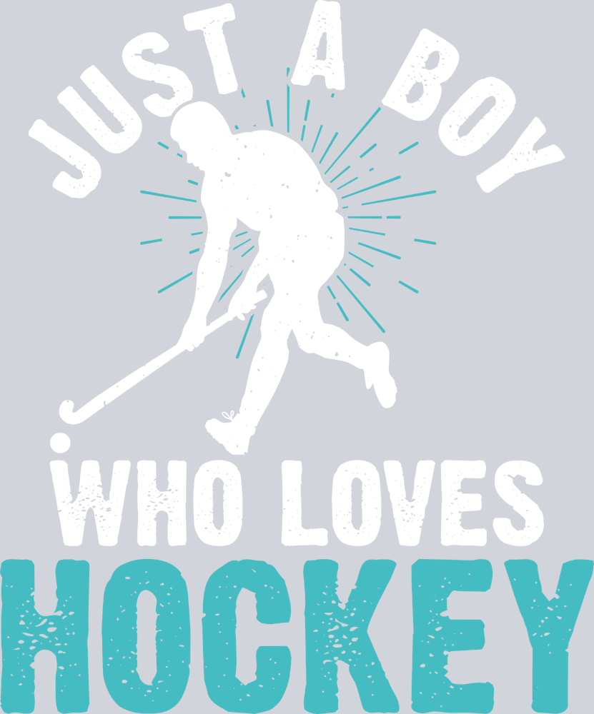 Just A Boy Who Loves Field Hockey - STK03428 (DTF Transfers)