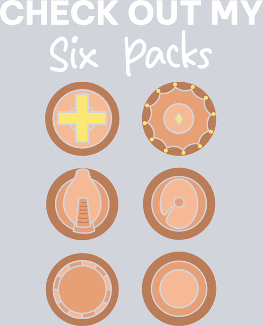 Games Check Out My 6 Packs - STK02197 (DTF Transfers)
