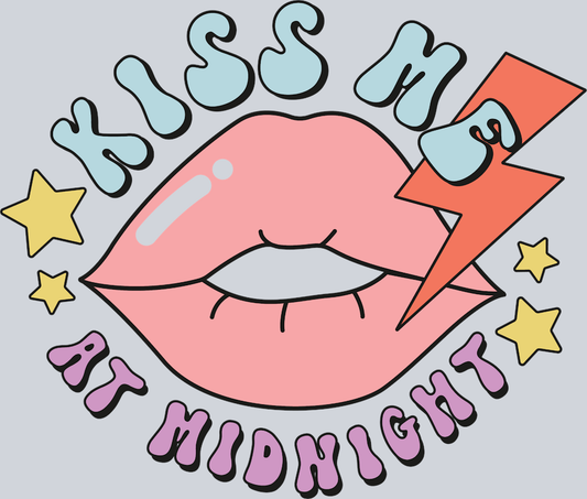 Kiss Me Midnight - STK03490 (DTF Transfers)