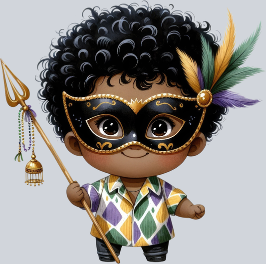 Mardi Gras Kiddo 11 - STK04060 (DTF Transfers)