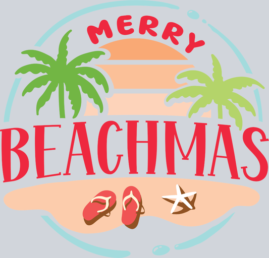 Merry Beachmas - STK04222 (DTF Transfers)
