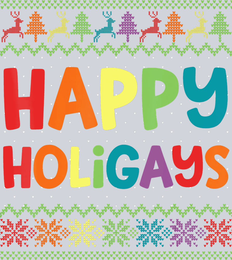 Happy Holigays - STK02575 (DTF Transfers)