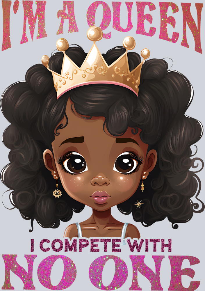 I'm A Queen I Compete With No One - STK03042 (DTF Transfers)