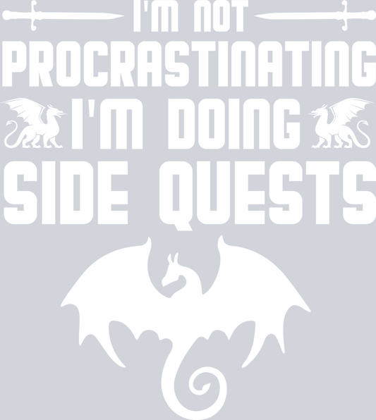 Side Quests White - STK05465 (DTF Transfers)