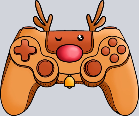 Controller Christmas Reindeer - STK01426 (DTF Transfers)