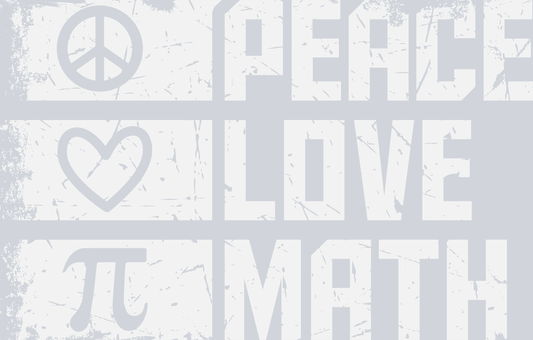 Peace Love Math - STK04766 (DTF Transfers)