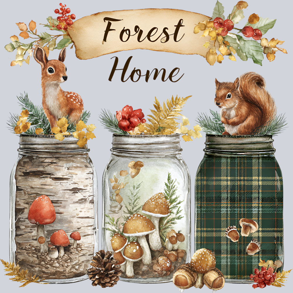 Fall Forest Home - STK07362 (DTF Transfers)