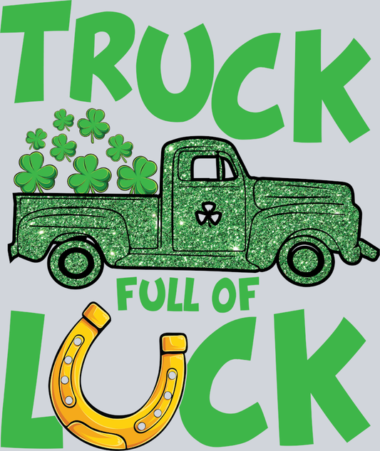 Lucky Green Truck Luck - STK03845 (DTF Transfers)