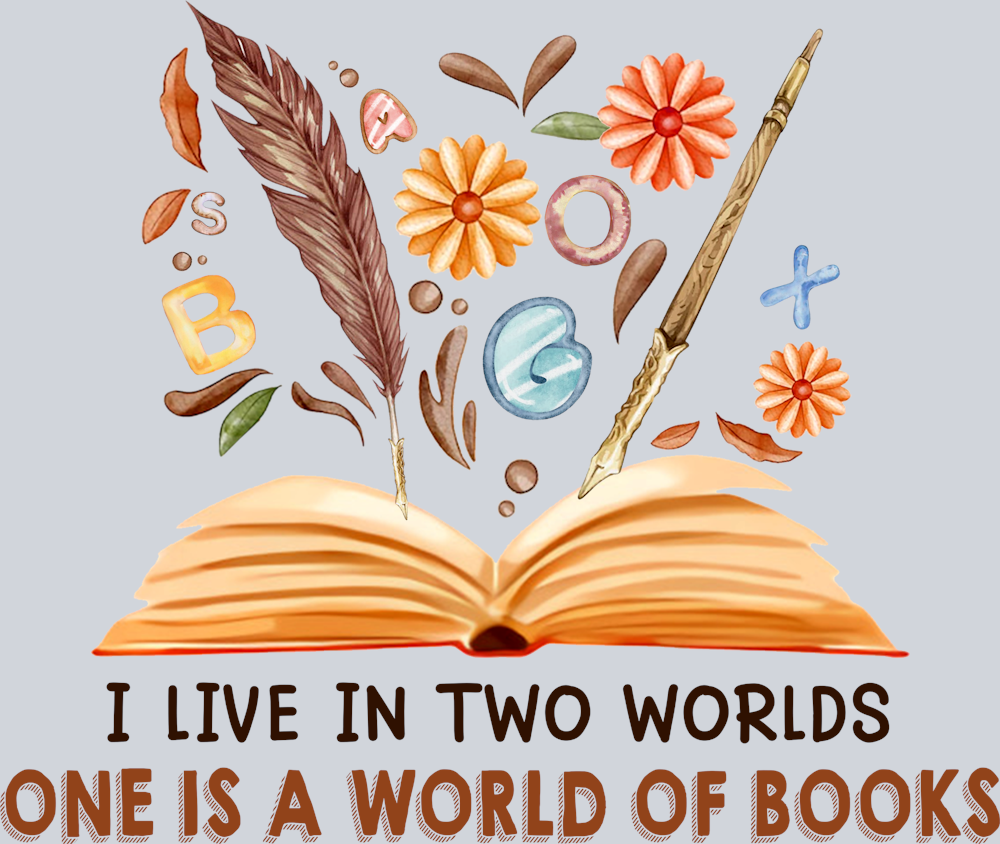 I Live In 2 Worlds - STK02956 (DTF Transfers)