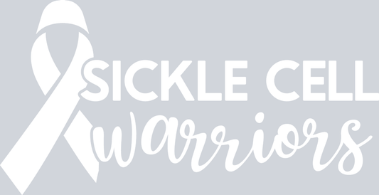 Sickle Cell Warriors White - STK05461 (DTF Transfers)