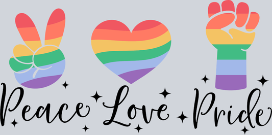 Peace Love Pride - STK04775 (DTF Transfers)