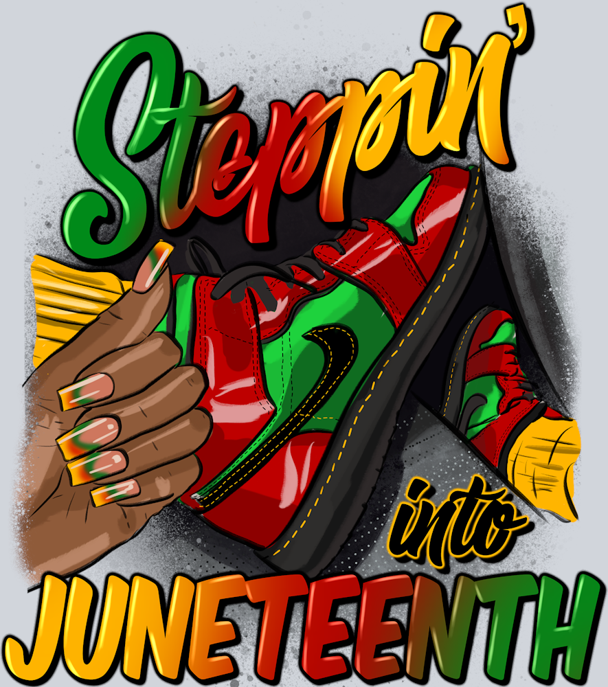 Steppin Into Juneteenth Black Woman - STK05814 (DTF Transfers)