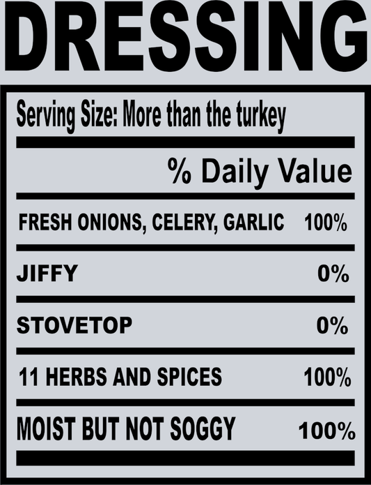 Soul Food - Dressing - STK05635 (DTF Transfers)
