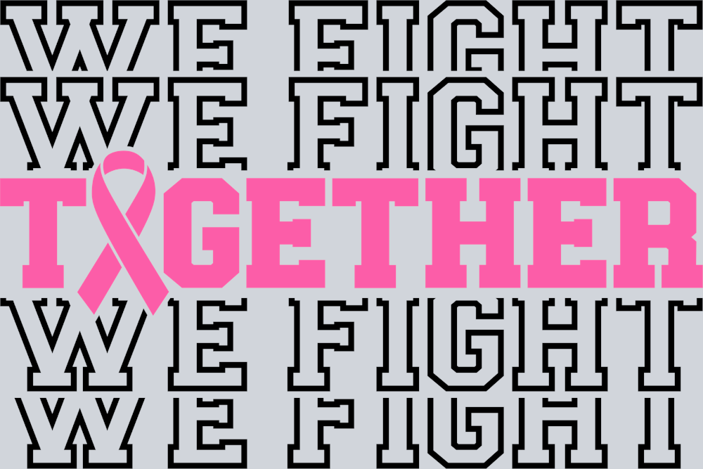 Together We Fight Black - STK06168 (DTF Transfers)