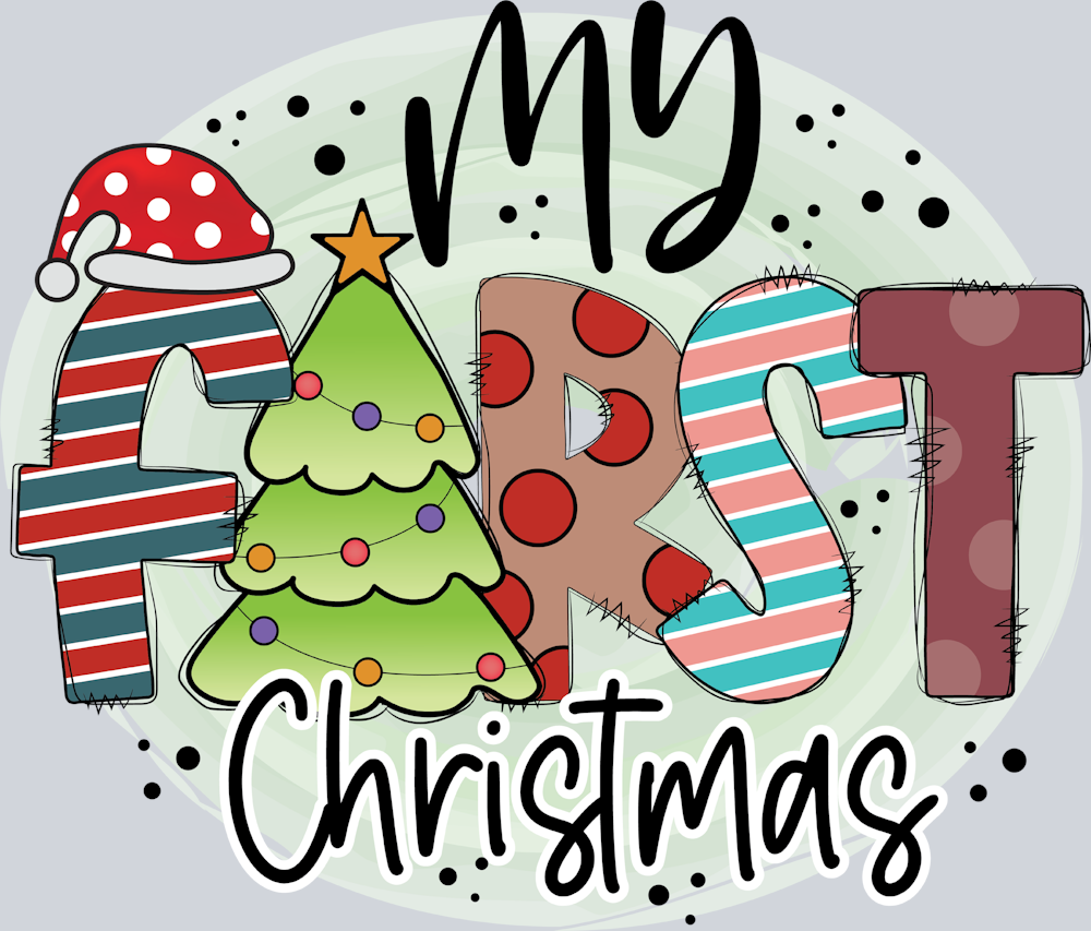 My First Christmas 5 - STK04427 (DTF Transfers)