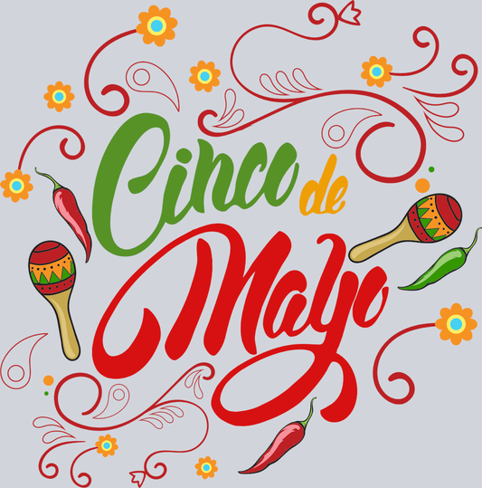 Cinco De Mayo Floral - STK01353 (DTF Transfers)