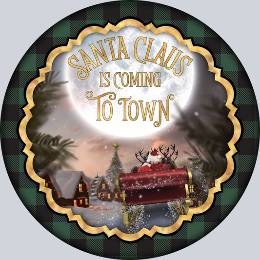 Santa Coming To Town - STK05296 (DTF Transfers)