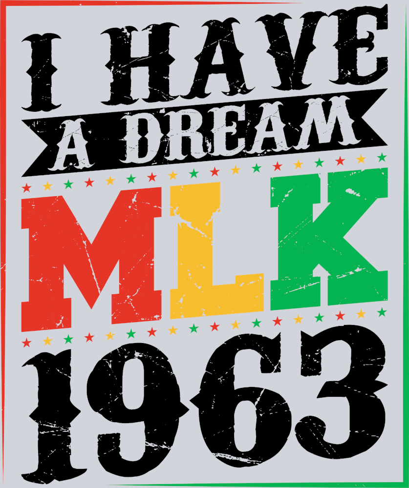 Mlk 1963 Black - STK04301 (DTF Transfers)