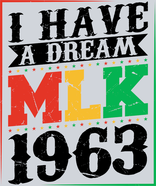 Mlk 1963 Black - STK04301 (DTF Transfers)