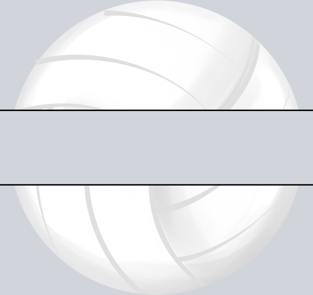 Volleyball Name Plate - STK06358 (DTF Transfers)