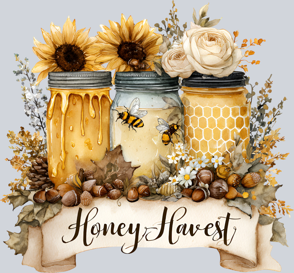Fall Honey Harvest - STK07369 (DTF Transfers)