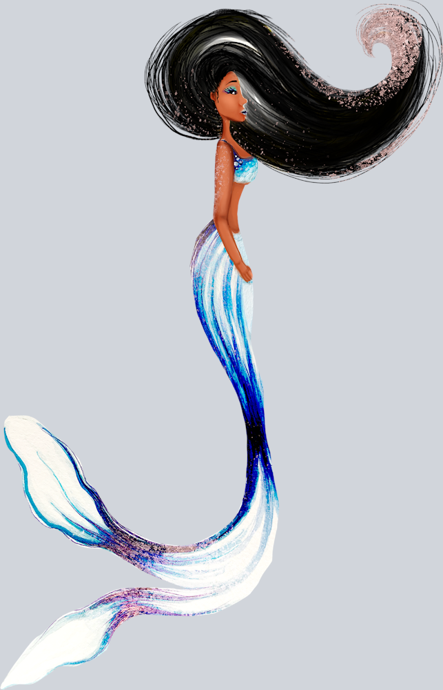 Fantasy Mermaid 1 - STK06653 (DTF Transfers)
