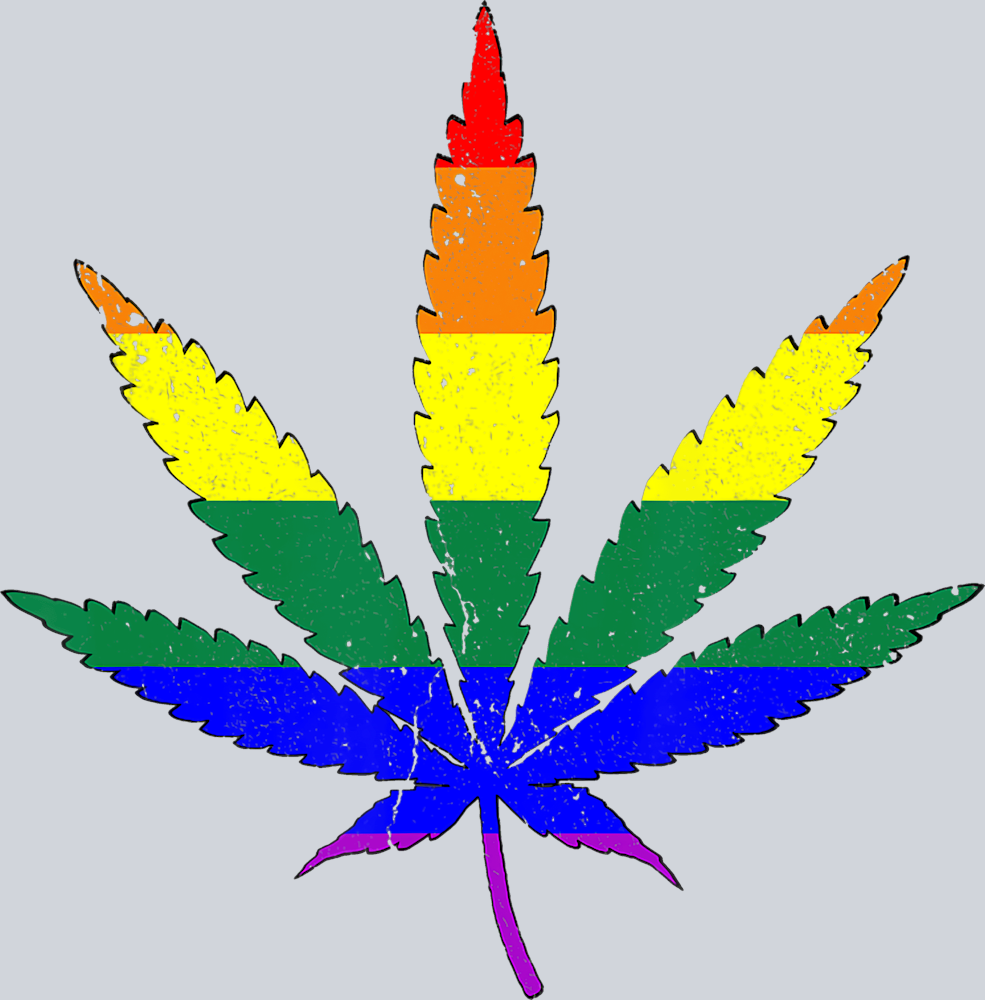 Pride Marijuana Cannabis Leaf 1 - STK05004 (DTF Transfers)