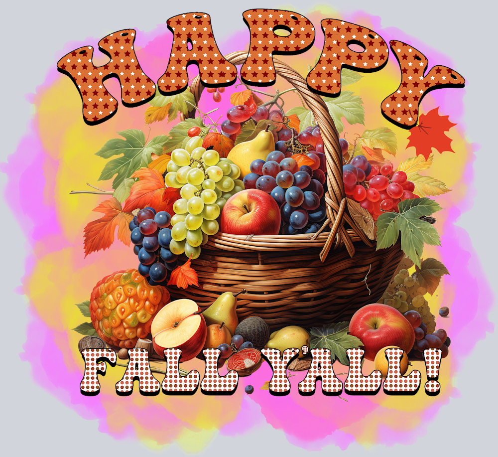 Happy Fall Yall - STK07176 (DTF Transfers)