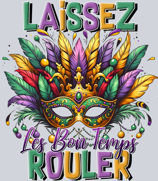 Mardi Gras Laissez Les Bon Temps Rouler - STK04067 (DTF Transfers)