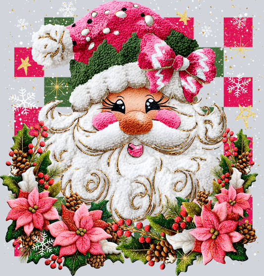 Faux Yarn Santa 4 - STK07512 (DTF Transfers)