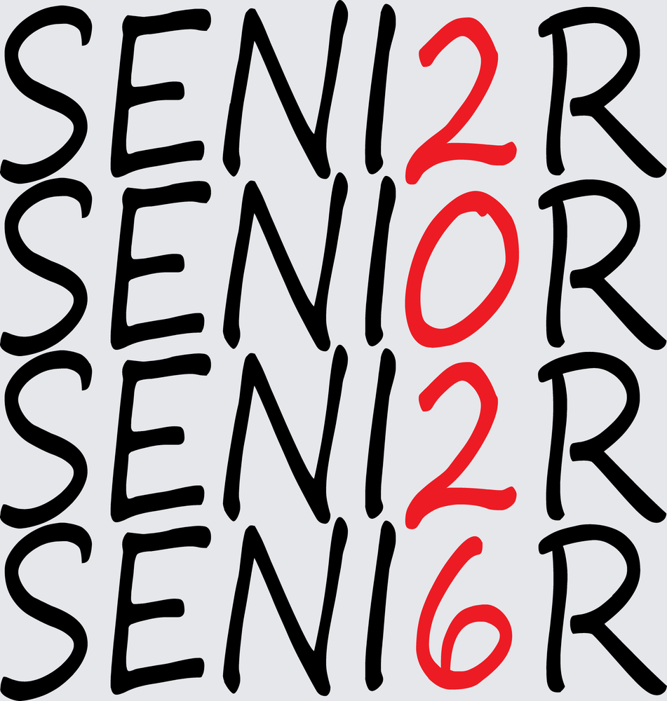 Senior 2026 Stacked 2 - STK07736 (DTF Transfers)