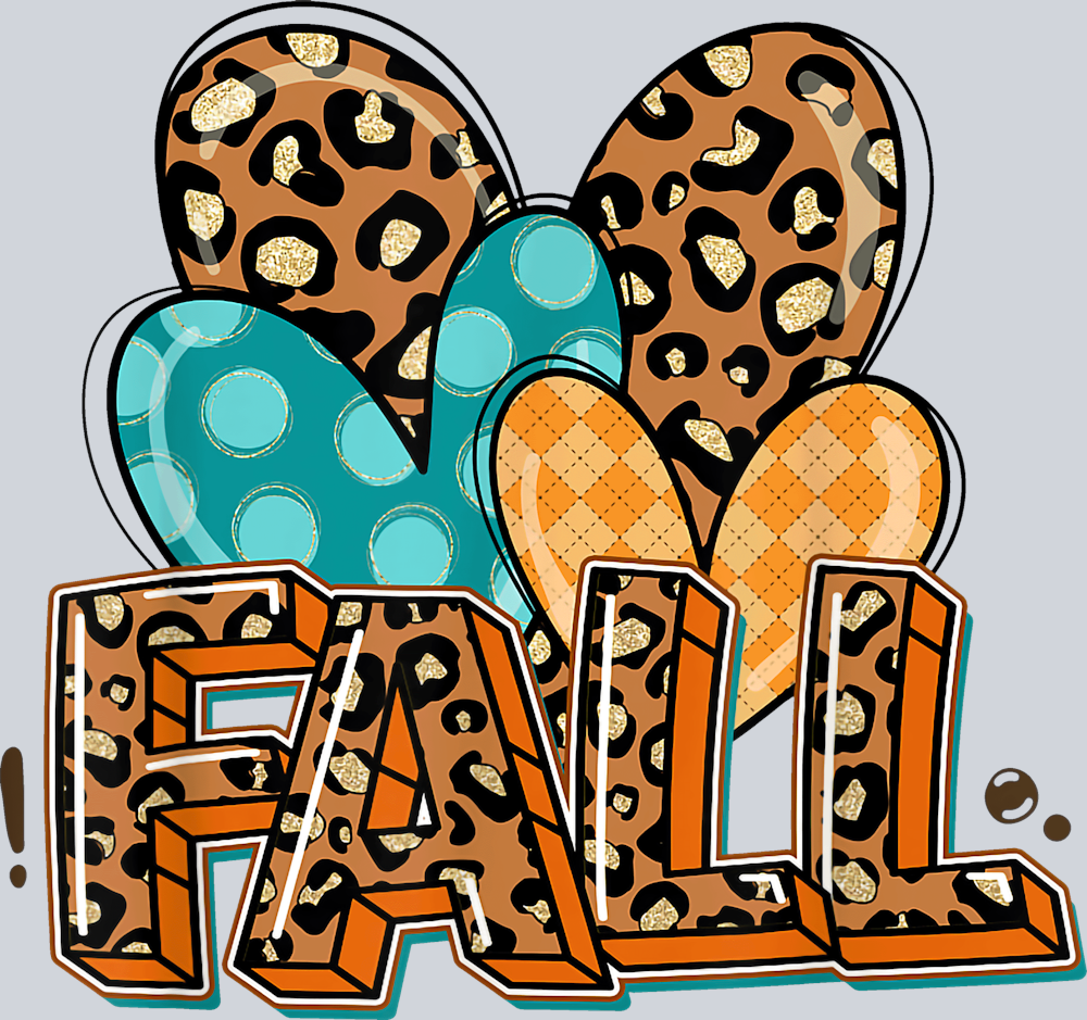 Fall Hearts - STK01909 (DTF Transfers)