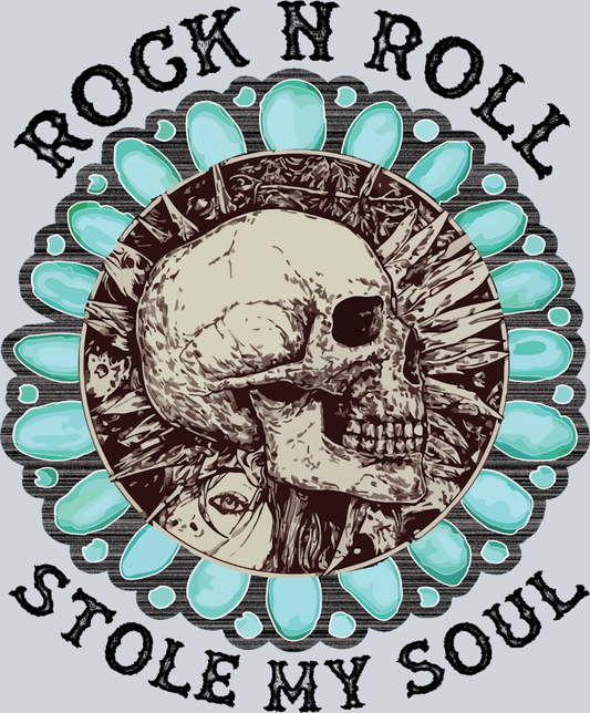Rock N Roll Stole My Soul - STK05264 (DTF Transfers)