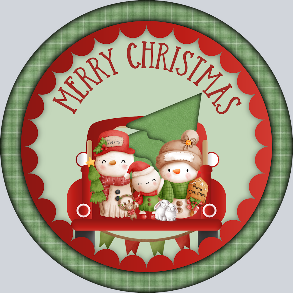 Merry Christmas Truck - STK04251 (DTF Transfers)