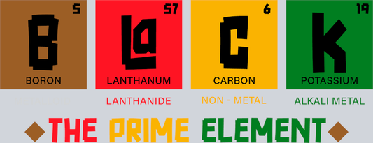 Black The Prime Element 2 - STK00948 (DTF Transfers)