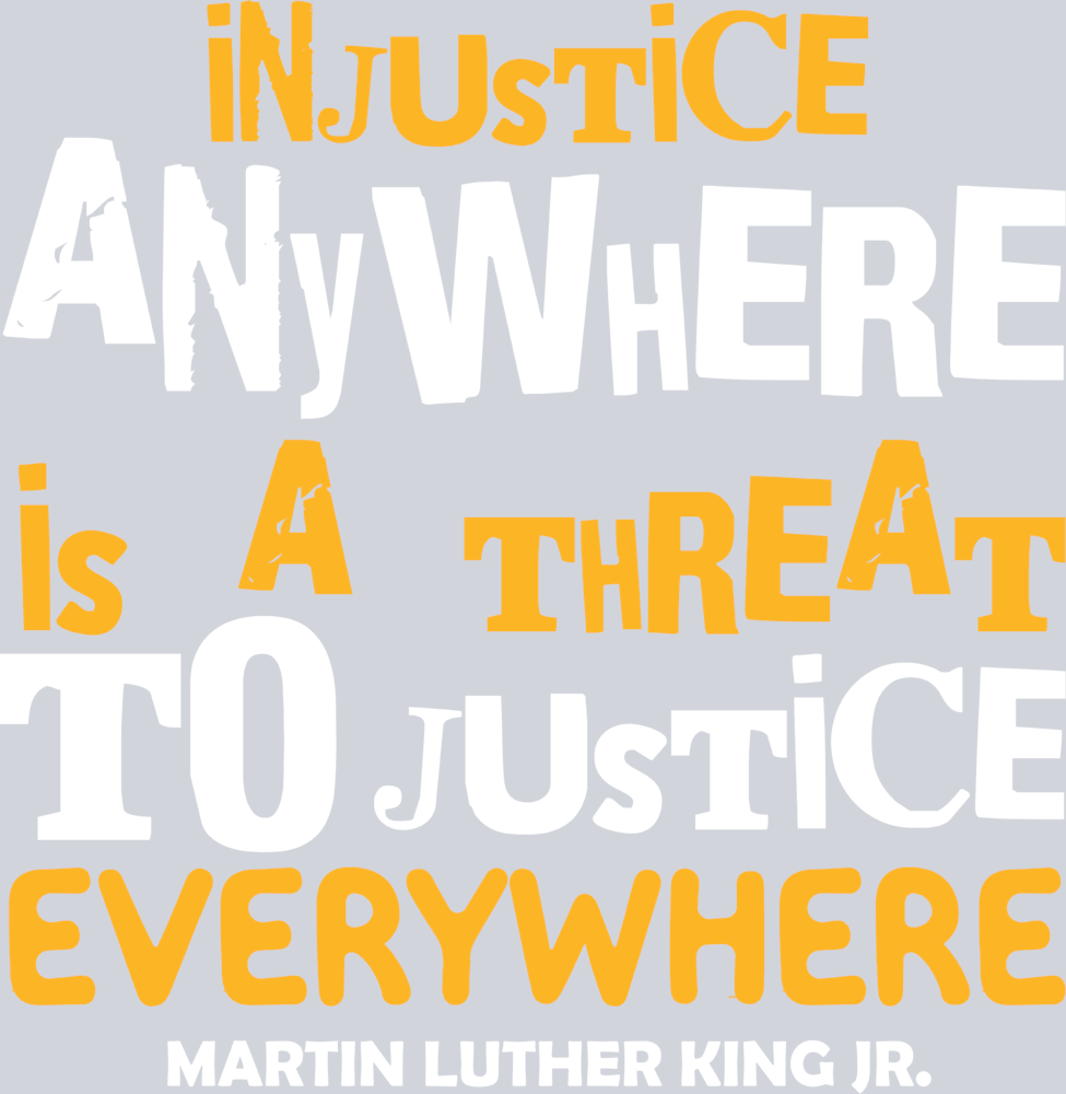 Injustice Anywhere White - STK03214 (DTF Transfers)
