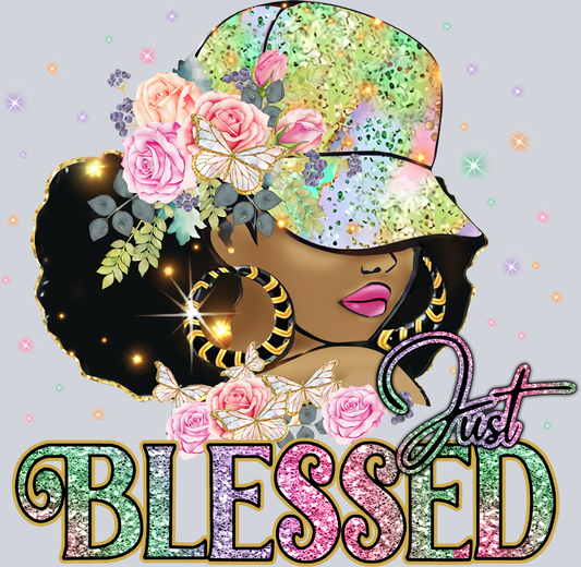 Blessed Black Woman - STK01007 (DTF Transfers)