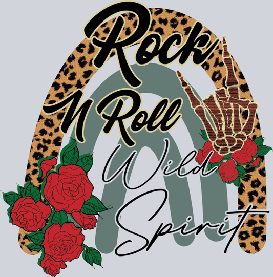 Rock N Roll Rainbow - STK05263 (DTF Transfers)