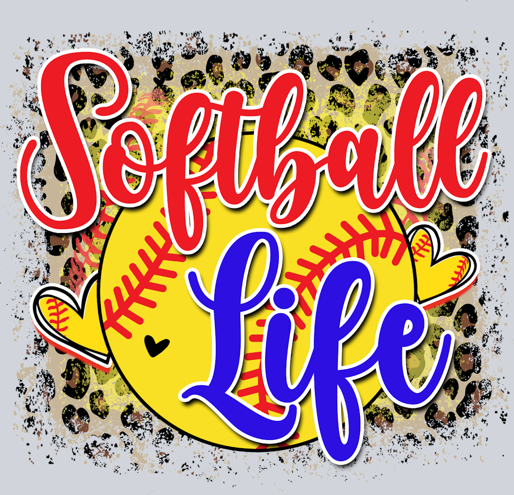 Softball Life - STK07353 (DTF Transfers)