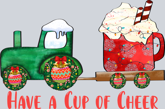 Have A Cup Of Cheer Tractor Mug - STK02622 (DTF Transfers)