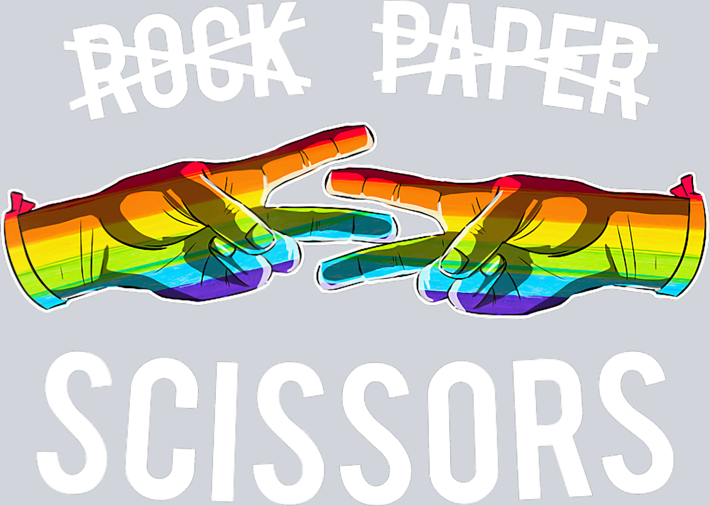 Rock Paper Scissors 391 - STK05265 (DTF Transfers)