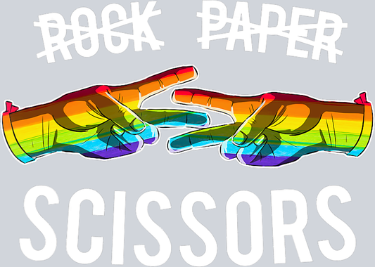 Rock Paper Scissors 391 - STK05265 (DTF Transfers)