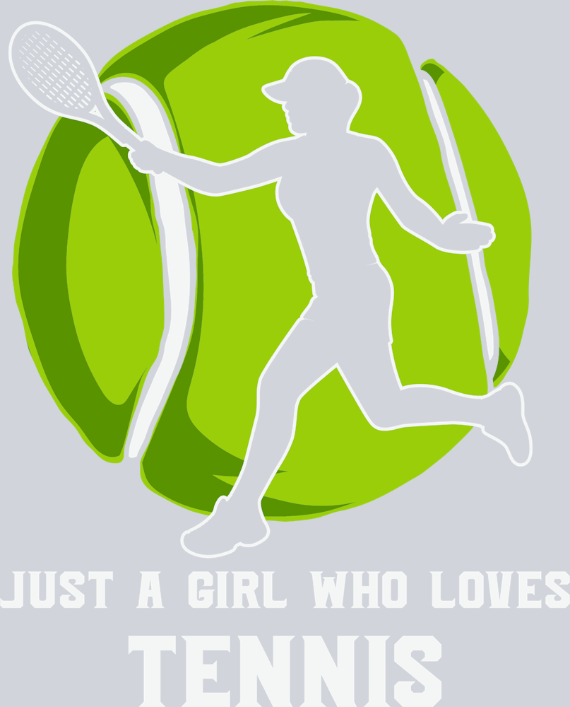 Just A Girl Who Loves Tennis - STK03450 (DTF Transfers)