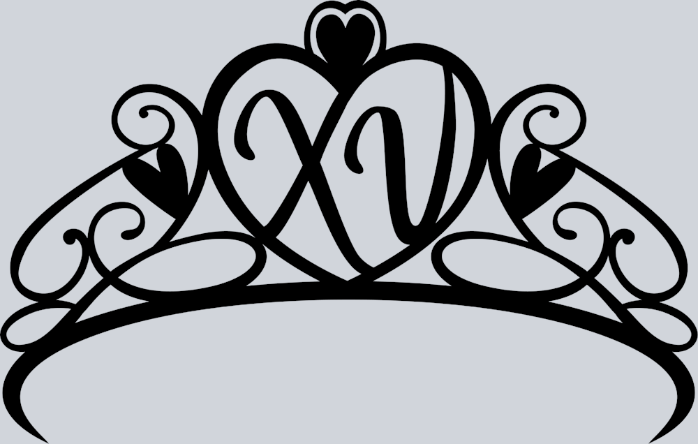 Quinceanera XV Tiara - STK06925 (DTF Transfers)