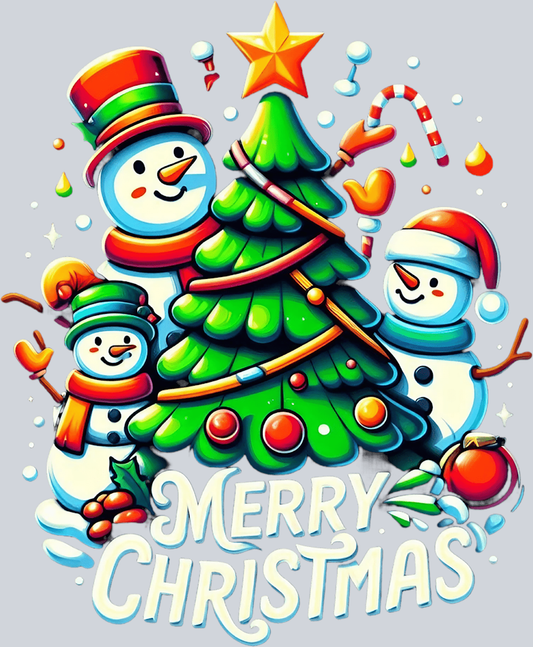 Merry Christmas Snowman 2 - STK04246 (DTF Transfers)